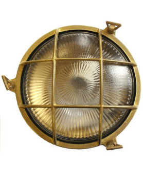 Small Porthole Bulkhead Outdoor Light