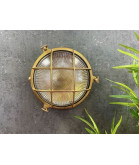 Large Porthole Bulkhead Outdoor Light