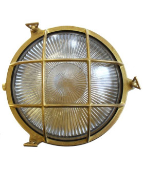 Large Porthole Bulkhead Outdoor Light