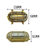 Large Standard Bulkhead Outdoor Light