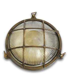 Small Porthole Bulkhead Outdoor Light