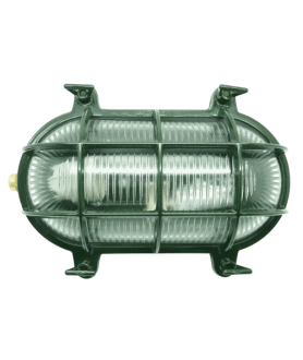 Large Standard Bulkhead Outdoor Light Green