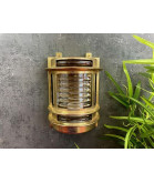 Outdoor Wall Light Raw Brass