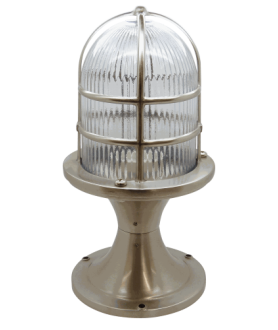 Large Post Outdoor Light Satin Nickel