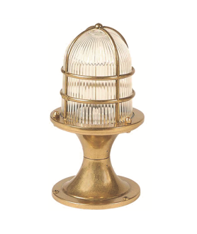 Large Post Outdoor Light Raw Brass