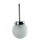 150mm Frosted Globe Rod Pendant (Various Finishes)