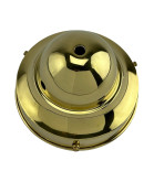 130mm Dome Fixing in Brass 