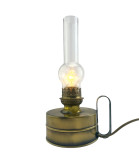 Weathered Brass Galley Lamp - Electric