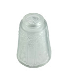 Art Deco Embossed Tulip Light Shade with 55-57mm Fitter
