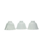 Prismatic Bell Light Shade with 57mm Fitter Neck (Clear or Frosted)