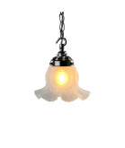 Etched Frilled Tulip Light Shade with 57mm Fitter Neck