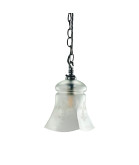 Edwardian Frosted Bell Light Shade with 30mm Fitter Hole