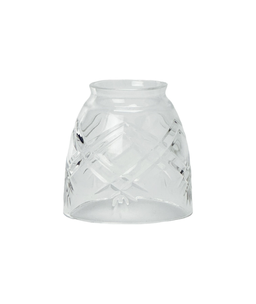 Miniature Crystal Cut Tulip Light Shade with 36mm Fitter Neck 