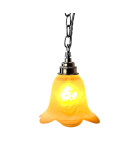 Frosted Amber Tipped Tulip Shade with 42mm Fitter Hole