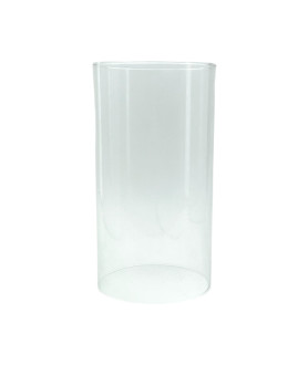 250mm Clear Glass Cylinder with 129mm Base