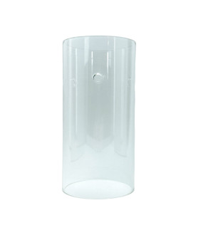 200mm Clear Cylinder Light Shade suitable for Spider Fitting 100mm Diameter