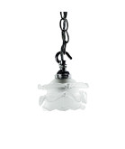 Small Satin Frilled Tulip Light Shade With 30mm Fitter Hole