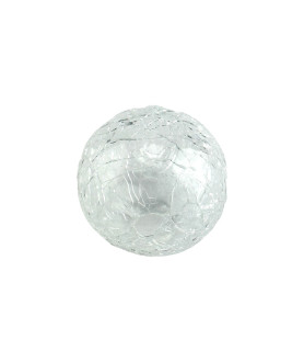 50mm Art Deco Crackle Globe Light Shade with 10mm Fitter Hole