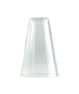 Large Clear Conical Light Shade with 30mm Fitter Hole