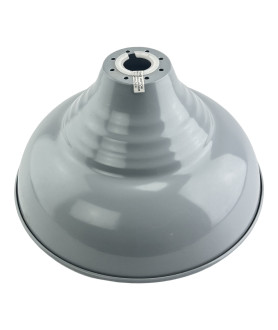 Grey Metal Coolie Light Shade with 30mm or 40mm Fitter Hole