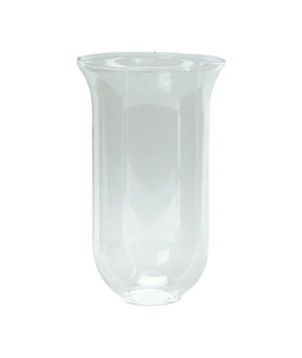 Clear Glass Hurricane Shade with 35mm Base