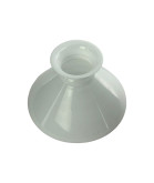 Opal Vesta Oil Lamp Shade with 152mm Base