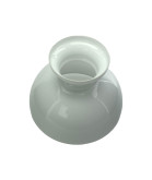 Opal Oil Lamp Vesta Shade with Clear Bottom and 100mm Base