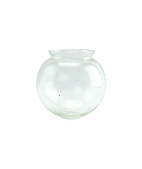 Clear Glass Globe Gas Shade with 84mm Fitter Neck