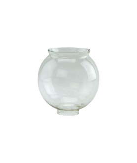 Clear Glass Globe Gas Shade with 84mm Fitter Neck