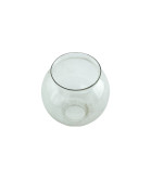 Clear Glass Globe Gas Shade with 84mm Fitter Neck