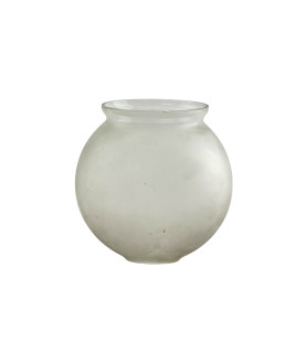 Frosted Glass Globe Gas Shade with 87mm Fitter Neck