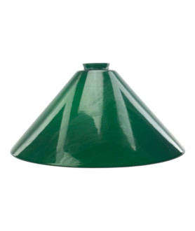 345mm Original Green Coolie Shade with 57mm Fitter Neck