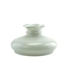 Opal Vesta Oil Lamp Shade with 233mm Base