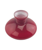 225mm Base Original Red Squat Oil Lamp Vesta Shade