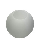 Frosted Oil Lamp Globe Shade with 125mm Base