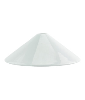 232mm Opal Coolie Light Shade with 28mm Fitter Hole