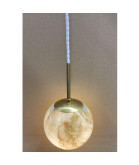 150mm Art Deco Marbled Globe Light Shade with 80mm Fitter Hole