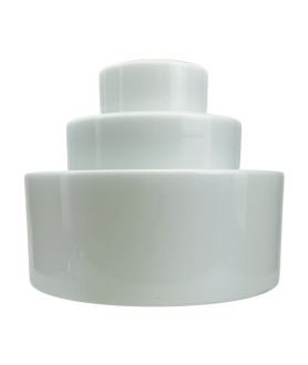 Opal Wedding Cake Glass Light Shade with 145mm Fitter Neck