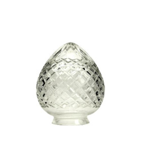 Cut Glass Acorn Light Shade with 57mm Fitter Neck