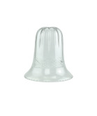 Crystal Cut Bell Light Shade with Basket Weave Pattern and 28mm Fitter Hole (Clear or Frosted) Crystal Cut Bell Light Shade with Basket Weave Pattern and 28mm Fitter Hole (Clear or Frosted)