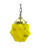 Art Deco Multi Coloured Star Light Shade with 80mm Fitter Neck