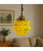 Art Deco Multi Coloured Star Light Shade with 80mm Fitter Neck