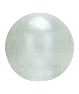200mm Crackle Globe Light Shade With 80mm Fitter Hole