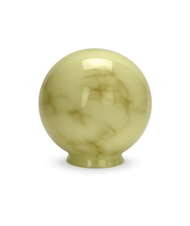 150 mm Art Deco Marbled Globe Shade – 80 mm Fitter Neck (Gloss or Matt)