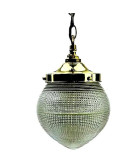 160mm Prismatic/Holophane Acorn Light Shade with 100mm Fitter Neck