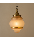 Pink Art Deco Shade with 100mm Fitter Neck