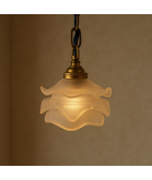 Small Satin Frilled Tulip Light Shade With 30mm Fitter Hole
