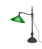 232mm Green Coolie Light Shade with 28mm Fitter Hole