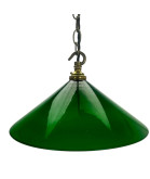 232mm Green Coolie Light Shade with 28mm Fitter Hole