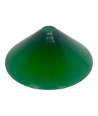 232mm Green Coolie Light Shade with 28mm Fitter Hole